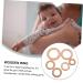 Ibasenice 18 PC Wooden Baby Accessories | Natural Wood Molar Rings & Teething Toys for Newborns - Buy Online on GoSupps.com