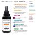 BioPureMED 25% Vitamin C Serum with Ferulic Acid & Tripeptide-5 | Anti-Wrinkle Face Moisturizer - Best Korean Organic Formula (2 Pack - Buy Online on GoSupps.com