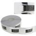 Inlaq 500-pack nail stencil |Stencil extension for gel and acrylic nail styling - exceptionally stiff and adhesive with a narrow design - roller width 38mm - Argent