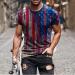 Men's Graphic Tees | Novelty Optical Illusion T-Shirt with Cool Designs in Army Green - Buy Online on GoSupps.com