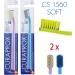 Curaprox CS1560 Manual Toothbrush - Soft 2-Pack (Assorted Colors) | Buy Now for Optimal Oral Care - Buy Online on GoSupps.com