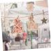 BCOATH 24pcs Countdown Candy Bag Advent Calendar Pouches Drawstring Bag Bags Tag Wood - Buy Online on GoSupps.com