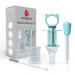 Baby Medicine Dispenser Kit by melagrana | Ideal for Liquid Medicine and Other Liquid Nutrients | 4-Piece Kit That Includes an Oral Feeding Syringe and Dropper | Designed for Both Babies & Toddlers Blue