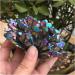 Natural Crystal Rough 213g Natural Metal Colour Aura Angel Crystal Cluster Titanium Coating Quartz Angel Cluster - Buy Online on GoSupps.com