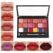 CarMela Lip Palette Kit - 18 Colors Glossy Sheen Lip Refill  High-Pigment  Creamy Texture  Long-Lasting Lip Pallet with Brush