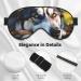 Husky Dog Pattern Eye Mask - Soft Sleep Eye Cover for Travel & Napping | Best Eyeshade for Women & Men - Buy Online on GoSupps.com