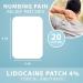 Curist Maximum Strength Lidocaine Patches with Curcumin - Numbing Pain Relief for Back Neck & Muscles (20 Pack) - New Formula - Buy Online on GoSupps.com