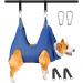 VEXLEM Pet Grooming Hammock for Dogs & Cats Pet Grooming Hammock Pet Grooming Sling Dog Grooming Harness Helper Pet Nail Clip Bag for Grooming Bathing Nail Cutting Eye Care (S (8-10) in Blue) S (8-10) in Blue