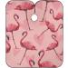 Waterproof Barber Cape - Pink Flamingo & Heart | Cheetah Haircut Bib for Men & Women | Unisex Hair Cutting Cape - Buy Online on GoSupps.com