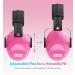 Dr.meter Children Ear Defenders SNR 27dB Protective Earmuffs - Rose Red - Buy Online on GoSupps.com
