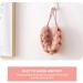 TADA Natural Beauty Back Loofah Scrubber with Handle - Exfoliating Pink Sponge for Shower & Body Care | International Shipping Available - Buy Online on GoSupps.com