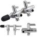 Movoja AQ Air Aquarium Distributor - 8x Connector Stainless Steel Continuously Regulated Air Strom Regulator for Aquariums (2-10 Variants) - Buy Online on GoSupps.com