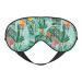 Tropical Flora Mask for Deep Sleep & Relaxation - Adjustable Soft & Breathable Blindfold for Travel Meditation & More