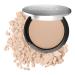 Mirabella Pure Press Powder Foundation  HD Coverage - Shade Light - Triple-Milled Mineral Pressed Powder Makeup with Natural Ingredients - Anti-Aging  Moisturizing & Antioxidant  All Skin Types - Talc-Free Light (II)