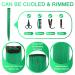 Shop Shkjchp Green Hair Extensions Clip - 21/55cm Smooth Heat-Resistant Wigs for Costume & Cosplay | 16-Piece Set - Buy Online on GoSupps.com