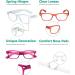 Eyekepper Ladies Reading Glasses - 5 Pack Retro Readers for Women +3.25 - Stylish & Comfortable Eyewear for Every Occasion - Buy Online on GoSupps.com