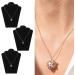South Kieling Heart-Shaped Korean Crystal Pendant Necklace for Women & Girls - Stylish Collarbone Chain Cute Star Fashionable Party Jewelry in White - Buy Online on GoSupps.com
