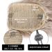 Pferdeschwanz Hair Clip Extension - Natural Blonde Afro Curly Ponytail for Braids 24/613 - 60.96 cm (1 Pack) - International Shipping Available - Buy Online on GoSupps.com
