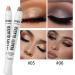 Glitter Cream Eyeshadow Stick- 2Pcs Waterproof Long Lasting Gold Bronzer Shimmer Metallic Eye Shadow Eye Liner Crayon Automatic Makeup Pencil No Crease Eye Highlighter Brightener Pen for Women- 05+06 05#+06# - Buy Online on GoSupps.com
