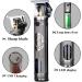 Zero Gapped Beard Trimmer & Hair Clipper for Men - Cordless Precision Edges Sharp Blades LCD Display USB Rechargeable Model 215 Skull Silver - International Shipping Available - Buy Online on GoSupps.com