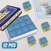 MOERDIFFER Pool Chalk Set - Premium Billiard Cue Chalk for Professionals & Home Players | 12 Pack - Blue - Buy Online on GoSupps.com