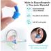Vickay Reusable Silicone Ear Plugs 2 Pairs - 32dB NRR for Swimming, Sleeping, Snoring - Noise Reduction Hearing Protection - Includes Storage Cases and Travel Pouches (Dark Blue/Green) - Buy Online on GoSupps.com