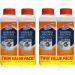 Glisten Washer Magic Washing Machine Cleaner and Deodorizer, 4 Bottles Fresh Scent 4 Bottles
