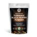 100% Organic Turmeric Black Pepper Powder, Curcuma with black pepper, Promotes Health, Release Stress and Inflammatory Response, Vegan, Gluten-Free, Non-GMO