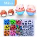 Self-Adhesive Wiggle Eyes | 6mm-20mm | Craft Stickers in Black and Colorful | DIY Scrapbooking Googly Eyes - Buy Online on GoSupps.com