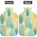 Pineapple Heat Bottle with Fluffy Cover | 2L Hot Water Bottle for Kids & Adults | Cozy Nights & Pain Relief - Buy Online on GoSupps.com