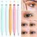 Winged Eye Liner Stamp | Waterproof Quick-Drying Sweat-Proof Eye Liner Stamps Star Moon Heart Flower Colorful Winged Eye Liners Double Ended 2-in-1 Eye Makeup Pen for festival makeup - Buy Online on GoSupps.com