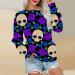 Halloween Costumes Halloween Print Round Neck Casual Sweater Casual Fashion for Women Dark Blue Small - Buy Online on GoSupps.com