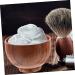 FRCOLOR Wooden Shaving Bowl Set - 2pcs Men's Shaving Soap Cup & Brush - Premium Bamboo Barber Supplies - Buy Online on GoSupps.com