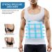 Aptoco Men's Compression Slimming Body Shaper Tank Top - White (Large) - Buy Online on GoSupps.com