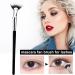 Mascara Fan Brush - Folding Angle Scalloped Lash Brush | Eyelash Brush Lash Applicator Tool | 120 Folded Fan Shaped Brush With Soft Double Layer Bristles | Eyelash Brush For Beginners Makeup Artists - Buy Online on GoSupps.com