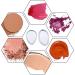 4 Pieces Silicone Makeup Sponges Washable Gel Transparent Makeup Applicators for Liquid Foundation Concealer - Buy Online on GoSupps.com