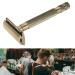 Buy Men's Facial Razors - Interchangeable Blade Double Edge Safety Trimmer Reusable Alloy with Non-Slip Grip - Buy Online on GoSupps.com
