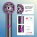 Pretfy 2000W Lightweight Travel Hair Dryer for Women - Professional Ionic Blow Dryer with 2 Speeds, 3 Heating Settings & Cool Button - Fast Drying Portable Hairdryer with Concentrator & Comb Holder (Grey) - Buy Online on GoSupps.com