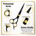 Professional Barber Razor Edge Hair Cutting Scissors/Shears TRISBRO Trimming Scissors for Hair 6.5 Inch Stainless Steel Hairdressing Styling Trimming Shears - Adjustable Screw (Black) - Buy Online on GoSupps.com