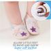 Soft Sole Leather Baby Shoes for Boys and Girls | Purple Stars | 6-12 Months - Buy Online on GoSupps.com