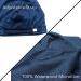 Satin-Lined Pro Scrub Cap with Detachable Face Shield - Waterproof Bouffant Hat for Women (Teal, X-Large) - Buy Online on GoSupps.com