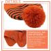 XIAOHAWANG Striped Baby Beanie Hat & Scarf Set - 9-24 Months, Caramel - Buy Online on GoSupps.com
