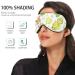 Haskirky Light Blocking Eye Mask - Adjustable for Men and Women - Ideal for Travel, Yoga, Meditation - Deep Sleep Goodies - Buy Online on GoSupps.com