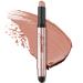 FOCALLURE No Crease Eyeshadow Stick  Creamy Eye Shadow Stick  Matte & Shimmer Eyeshadow Pencil  Smudge-proof  Waterproof  Built-in Smudger  PEACH MACARON 34 PEACH MACARON