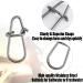 Dr.Fish 50 Pack Stainless Steel Crankbait Snaps - Quick Change Fishing Clips - Bass Fishing Lure Snaps - 50 Pack - Buy Online on GoSupps.com