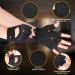 Yasdyri Fitness Gloves for Men & Women - Anti-Slide Silicone Breathable Sports Gloves for Weight Lifting & Cycling - 2 Pieces Black Palm Protection - Buy Online on GoSupps.com