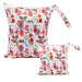 Egurs diaper bag for on the go Wetbag 1 piece large + 1 piece medium New Year's bunny