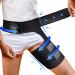 Hip Brace For Sciatica Pain Relief Wrap Hip Brace Hip Brace For Women Men Sciatic Nerve Thigh Compression Wrap With Extra Sacroiliac Belt For For Groin Pulled Hamstring Strain (LEFT LEG Medium)