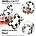 9 Pcs Checkered Claw Clips - Black and White Hair Barrettes for Women | Tortoise Design, Nonslip Grip, Stylish Aesthetic Hair Accessories - Buy Online on GoSupps.com