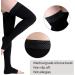 Wallfire Medical Compression Stockings 23-32mmHg - Thigh High Socks for Varicose Veins Relief for Women & Men - Black Large (2 Pack) - Buy Online on GoSupps.com